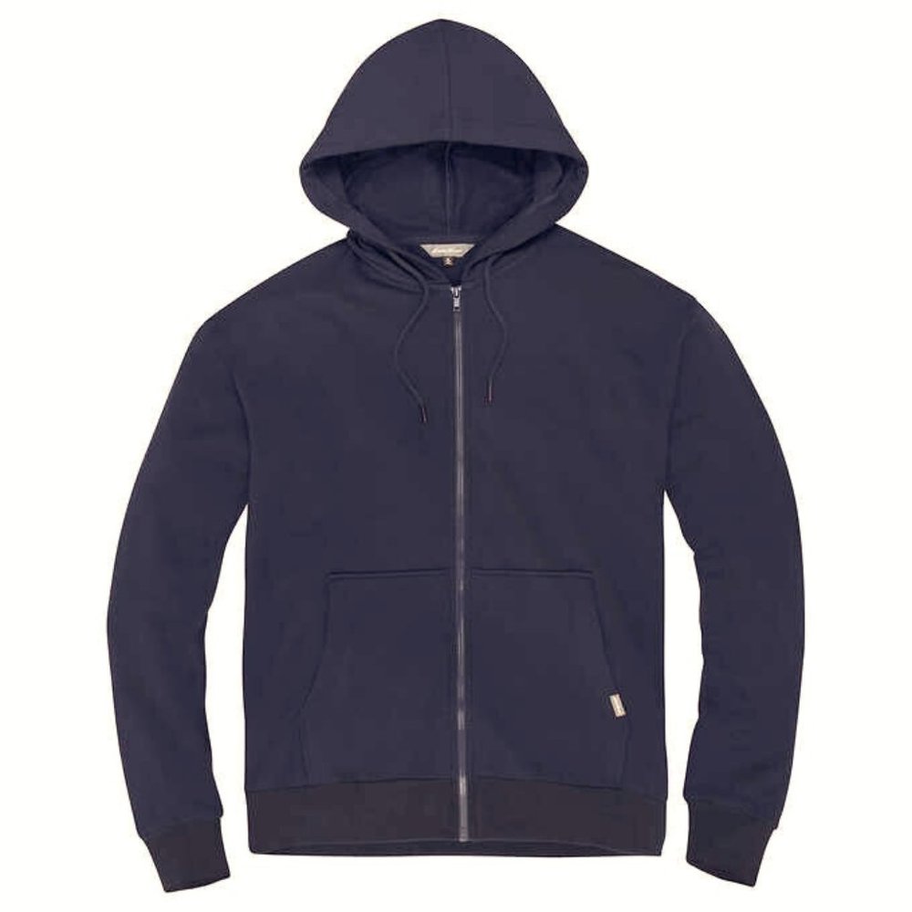 Eddie Bauer Brushed Fleece Full Zip Hoodie Dark Blue Men's L  NWT